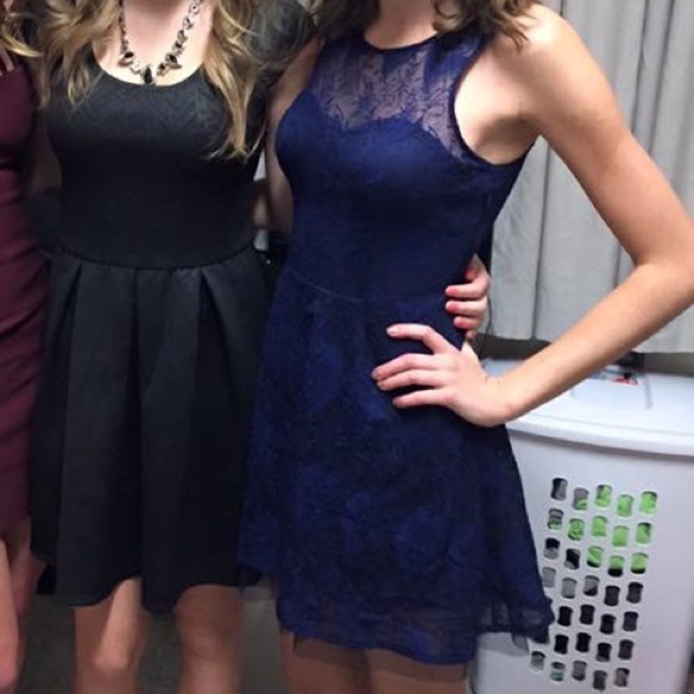 Nordstrom Blue Lace Formal Dress!